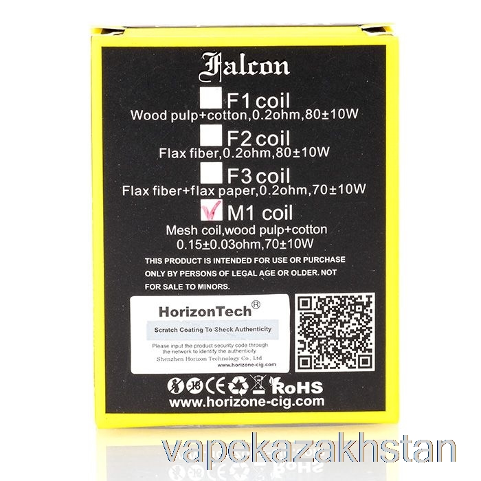 Vape Smoke Horizon Falcon Replacement Coils 0.15ohm M1 Mesh Coils